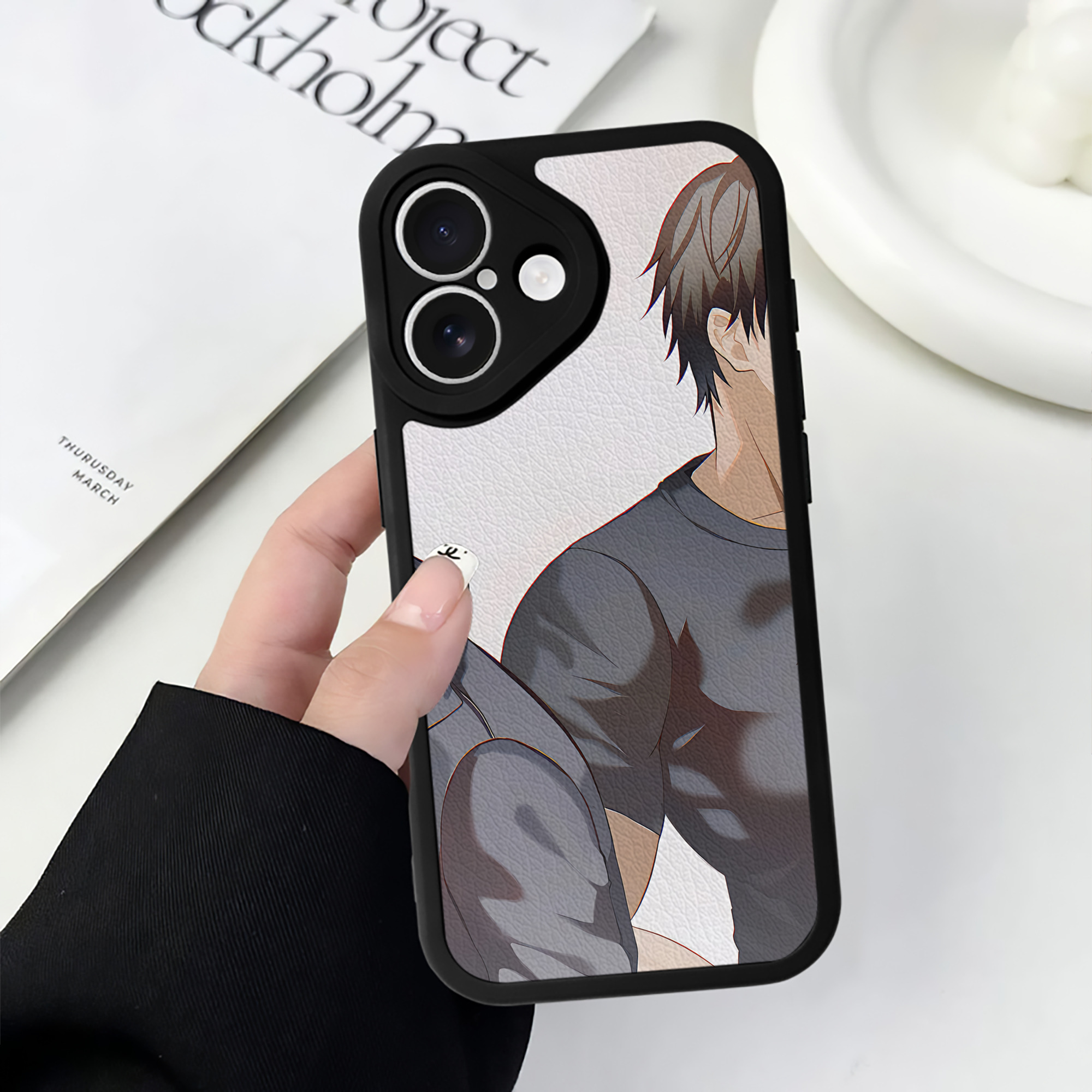 （画像用） SPY×FAMILY间谍家家酒 【iPhone 16シリーズ対応】シリコンスマホケース（レザー調） 材質：シリコン